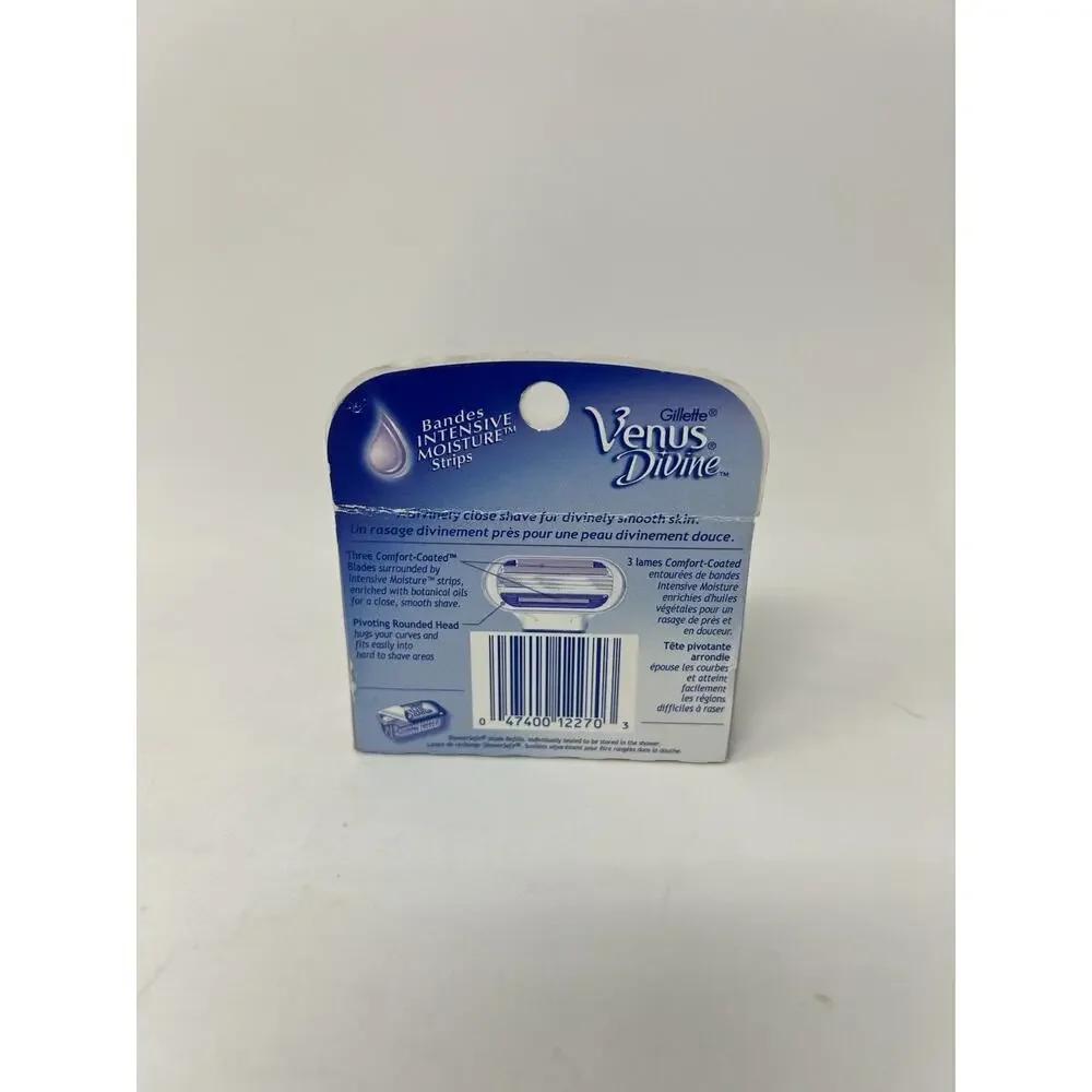 4 Pack of Gillette Venus Divine Cartridge Refills For Razor Blades NEW Rare 2003